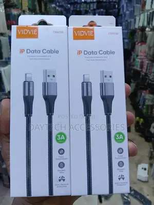 VIDVIE iP Data Cable USB-A to Lightning Connector.