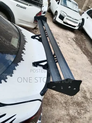 Dual_blade Racing Wing Style GT Wing Spoiler Designed to Mount Trunk