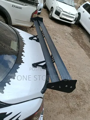 Dual_blade Racing Wing Style GT Wing Spoiler Designed to Mount Trunk