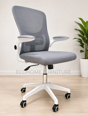 Ergonomic Office Chair – Grey & White