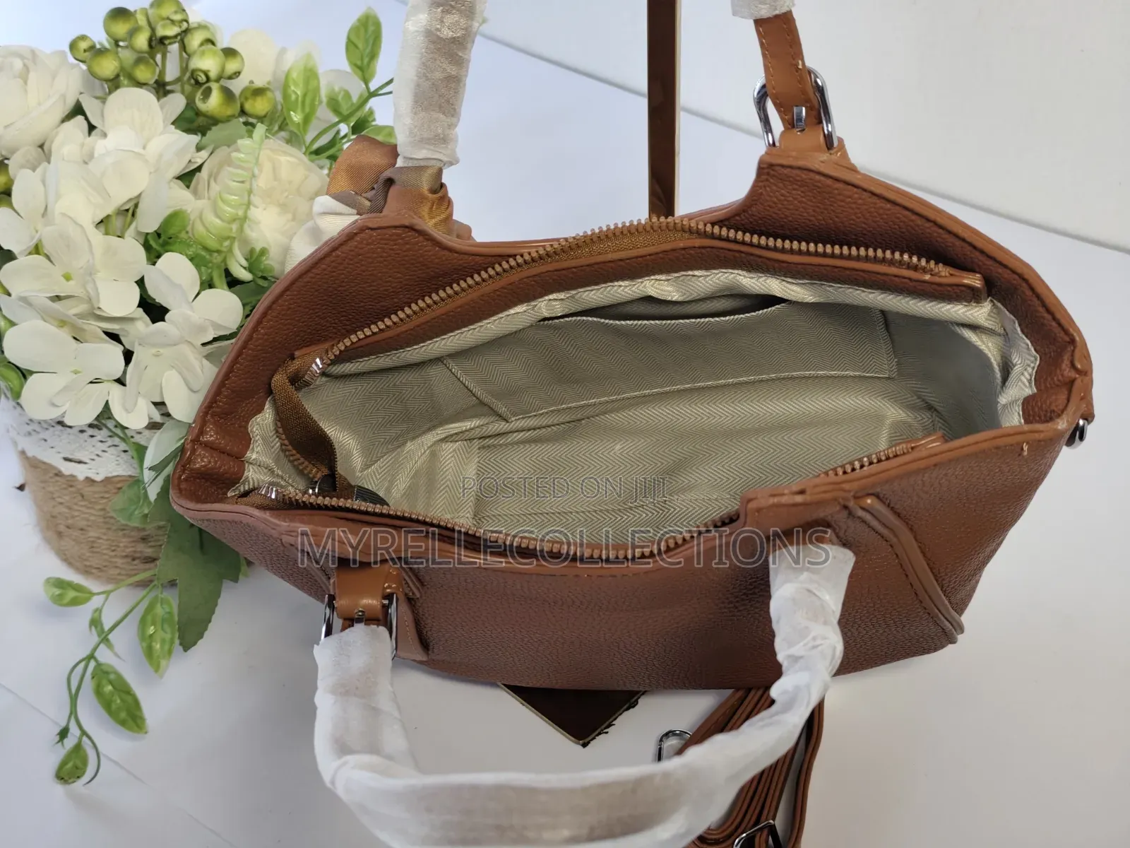 Ladies Sling Bag Brown/Affordable Crossbody Handbag