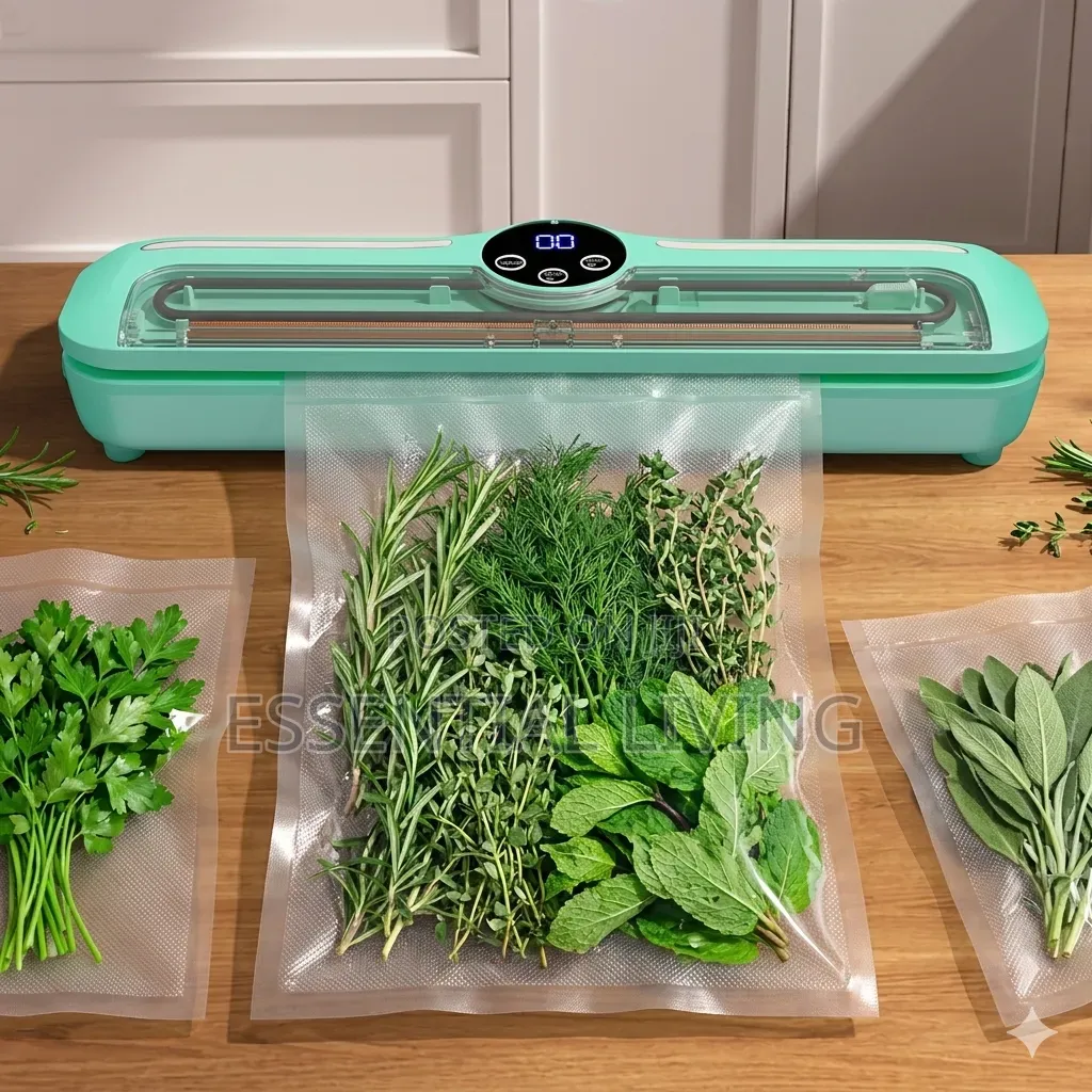 Automatic Vacuum Sealer Machine for Food Preservation, Dry & Moist