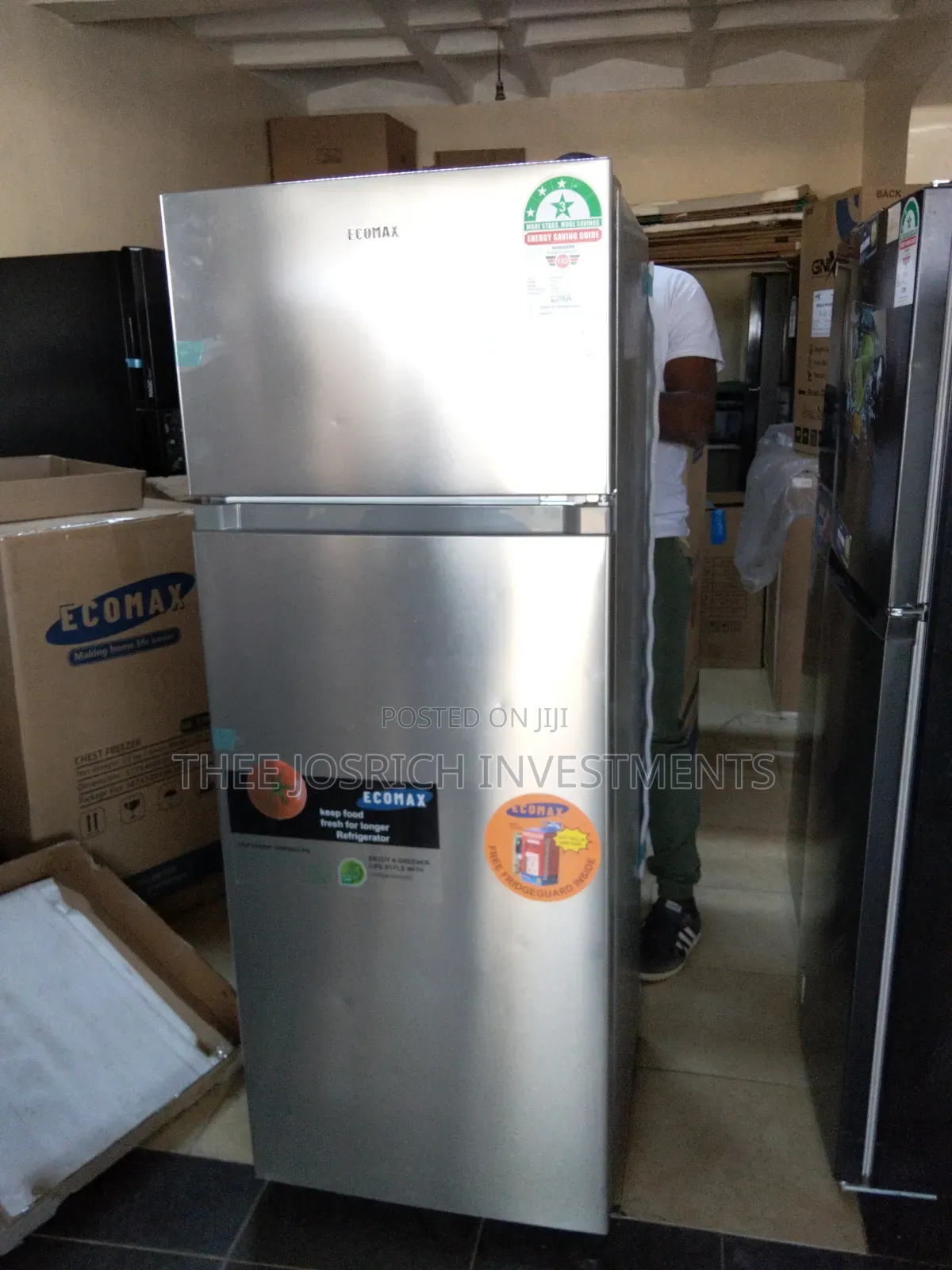 Ecomax 230 Litres Double Door Refrigerator