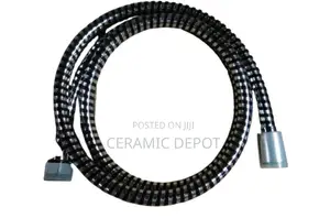 Shower Tube Ed092 1.5mtr Black, Silver Sted0921.5mt