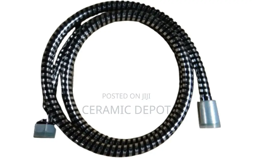 Shower Tube Ed092 1.5mtr Black, Silver Sted0921.5mt