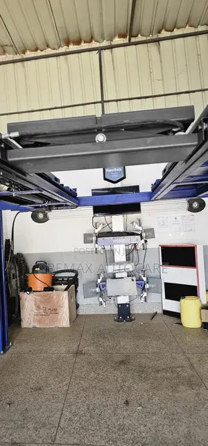 3d Wheel Alignment System With Four Post Lift