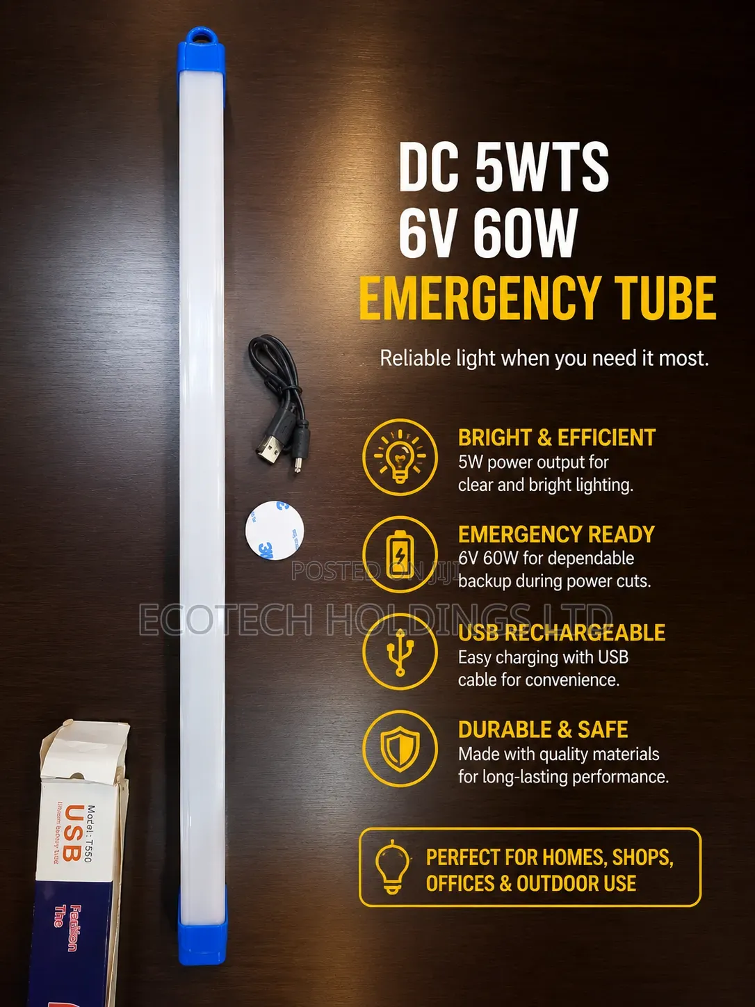 5W Led Emergecy Tube