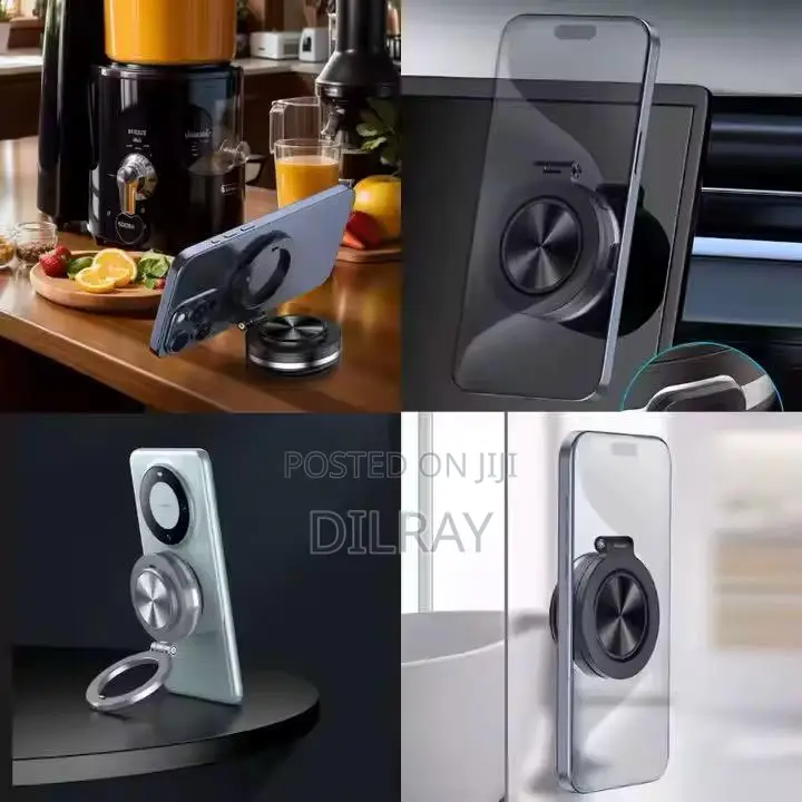 Vacuum Magnetic Car Phone Holder