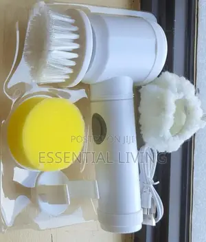 Electric Spin Scrubber Handheld Cleaning Brush Set, USB Rechargeable
