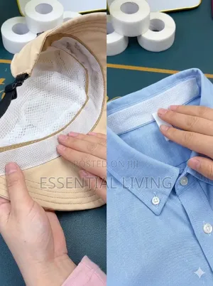 Cap Protector, Dirt, Sweat Liner Self-Adhesive Collar Protector Strips