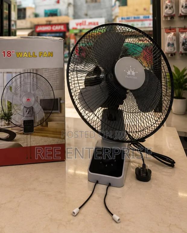 18iches Wall Fan 
With Remote