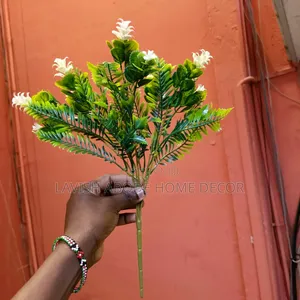 Green Artificial Flower Stem – Decorative Faux Flower