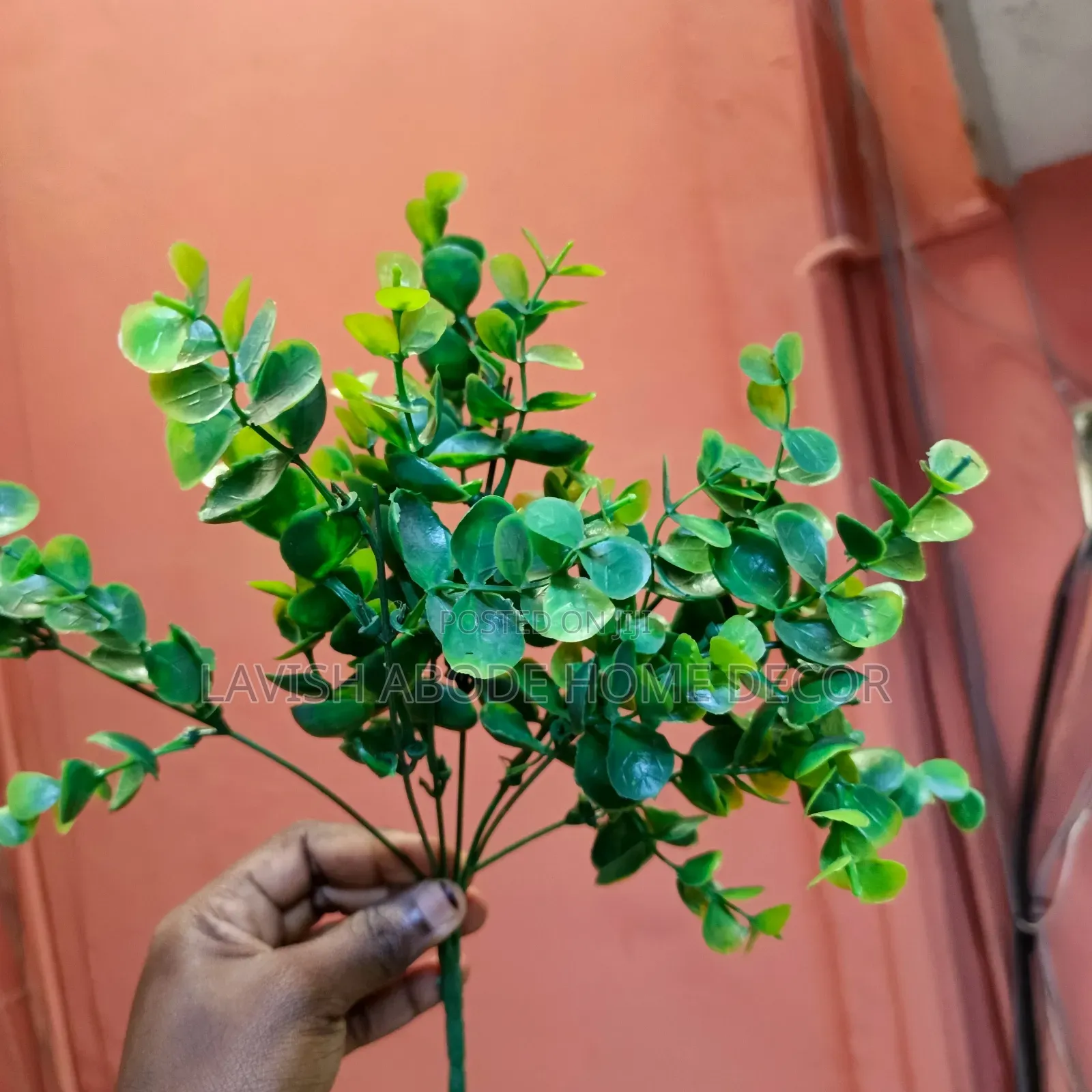 Green Artificial Flower Stem – Decorative Faux Flower