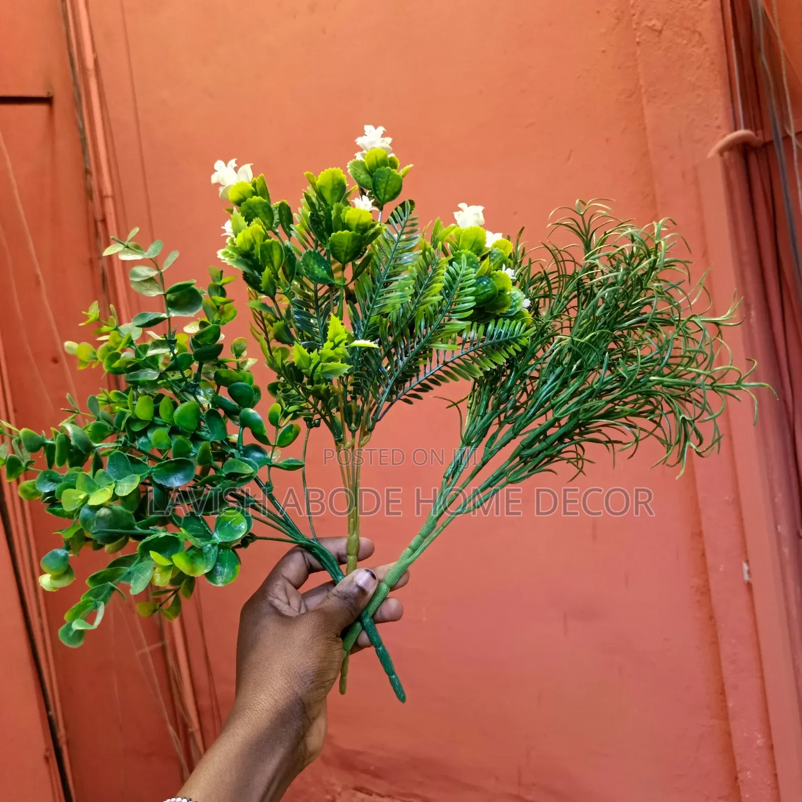 Green Artificial Flower Stem – Decorative Faux Flower