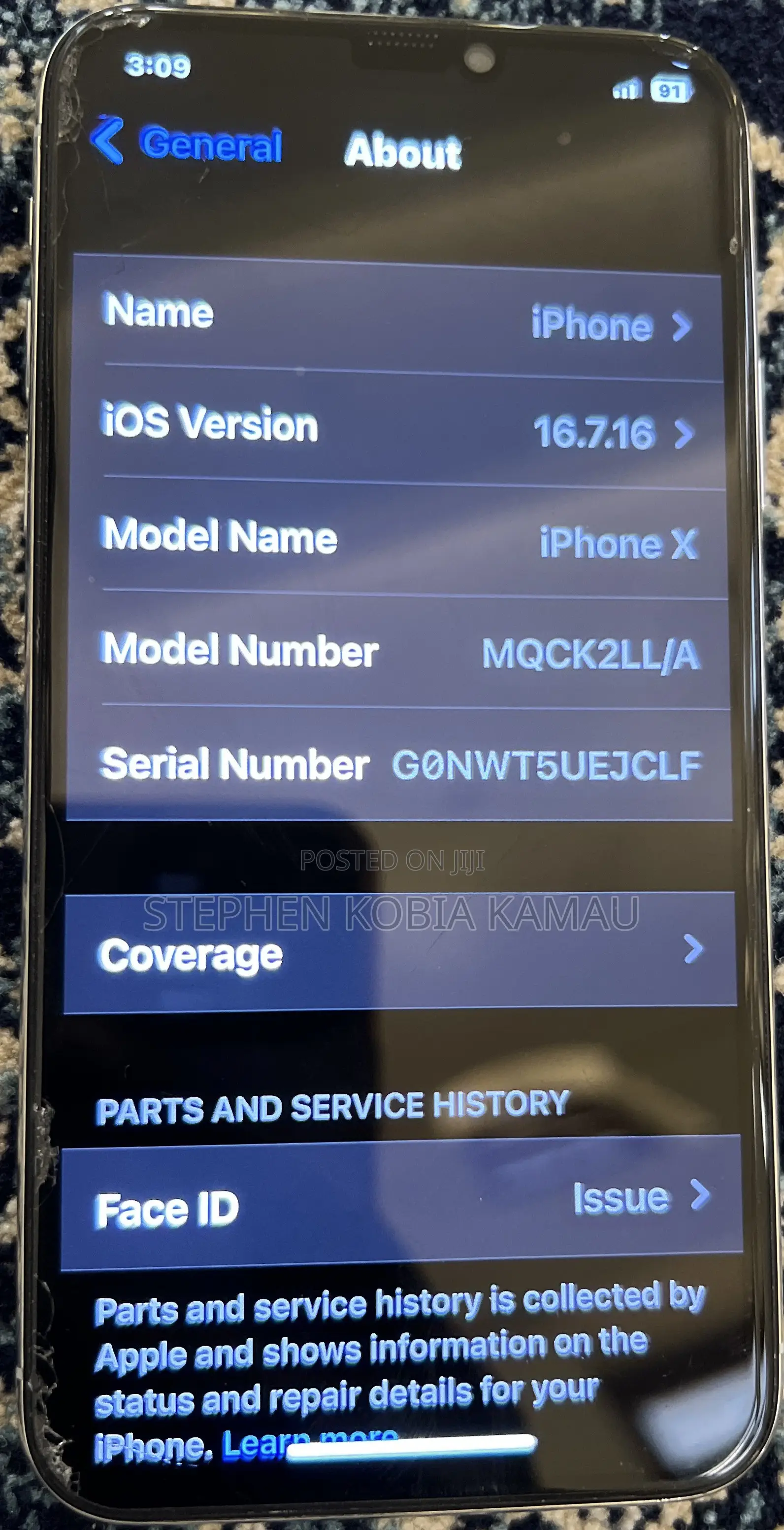 Apple iPhone X 64 GB White