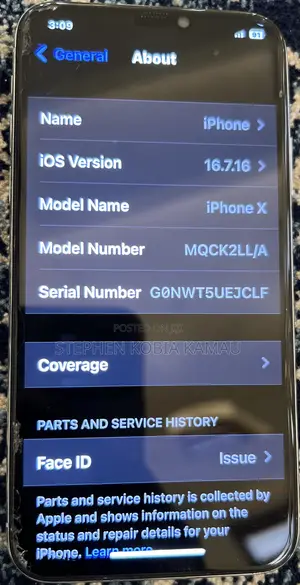 Apple iPhone X 64 GB White