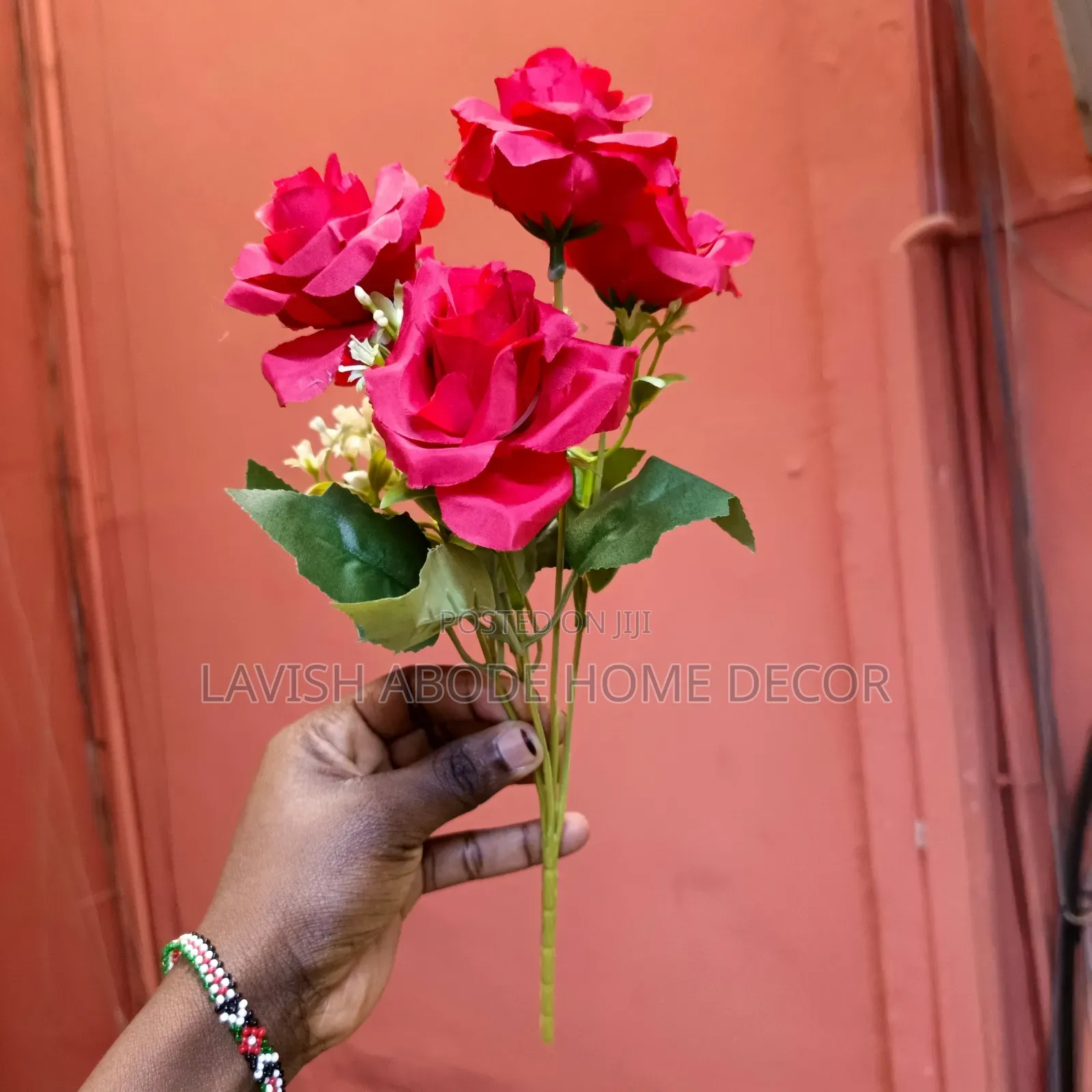 Decorative Artificial Rose Flower Stem – Elegant Home Décor