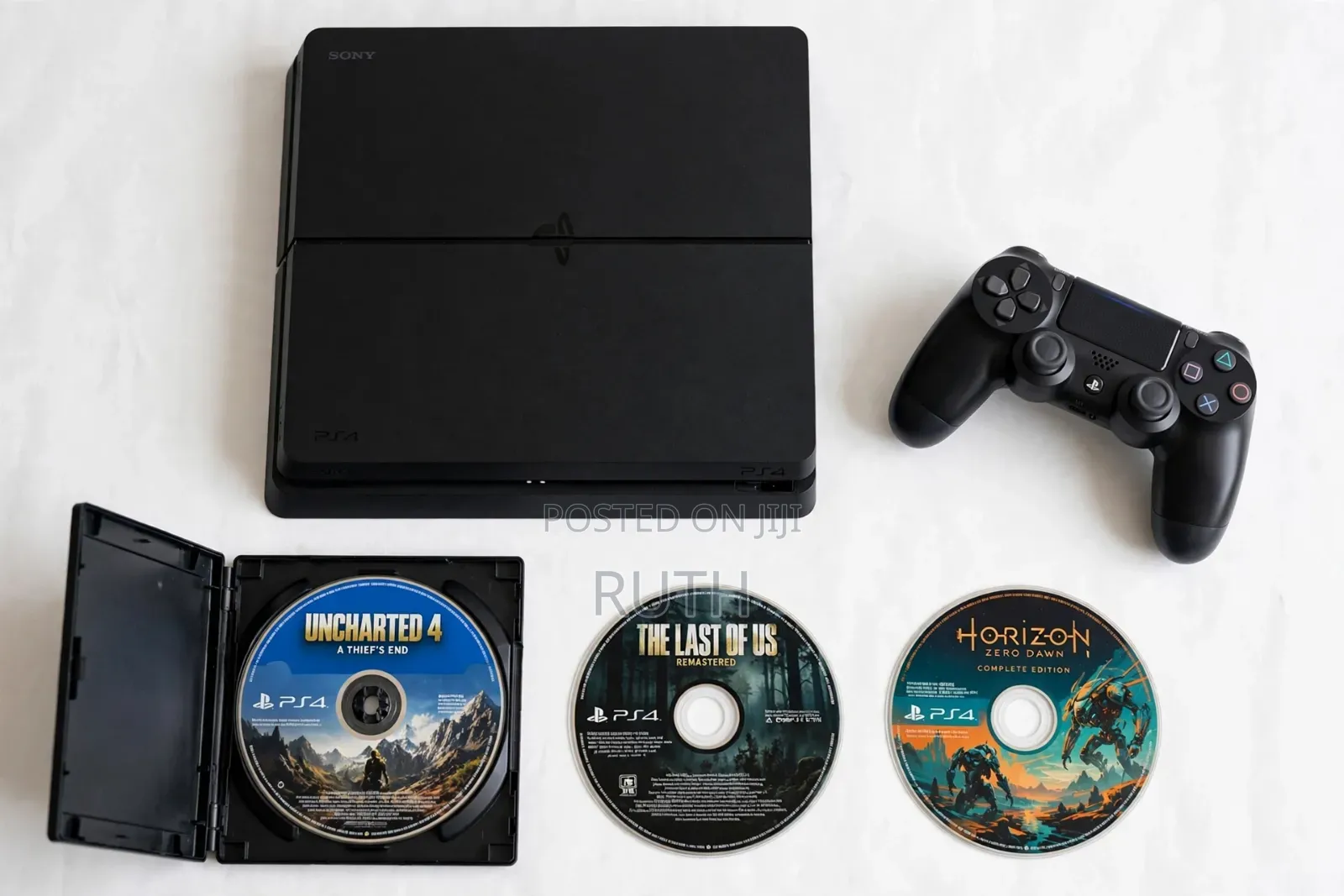 Ps 4 With 2 Games and 2 Controller