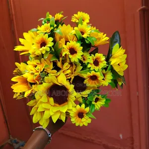 Yellow Artificial Sunflower Flower – Decorative Faux Flower