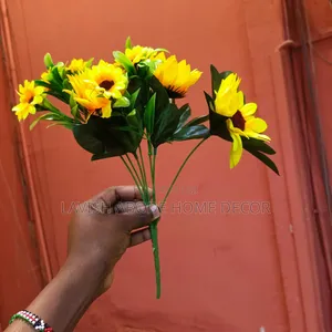 Yellow Artificial Sunflower Flower – Decorative Faux Flower