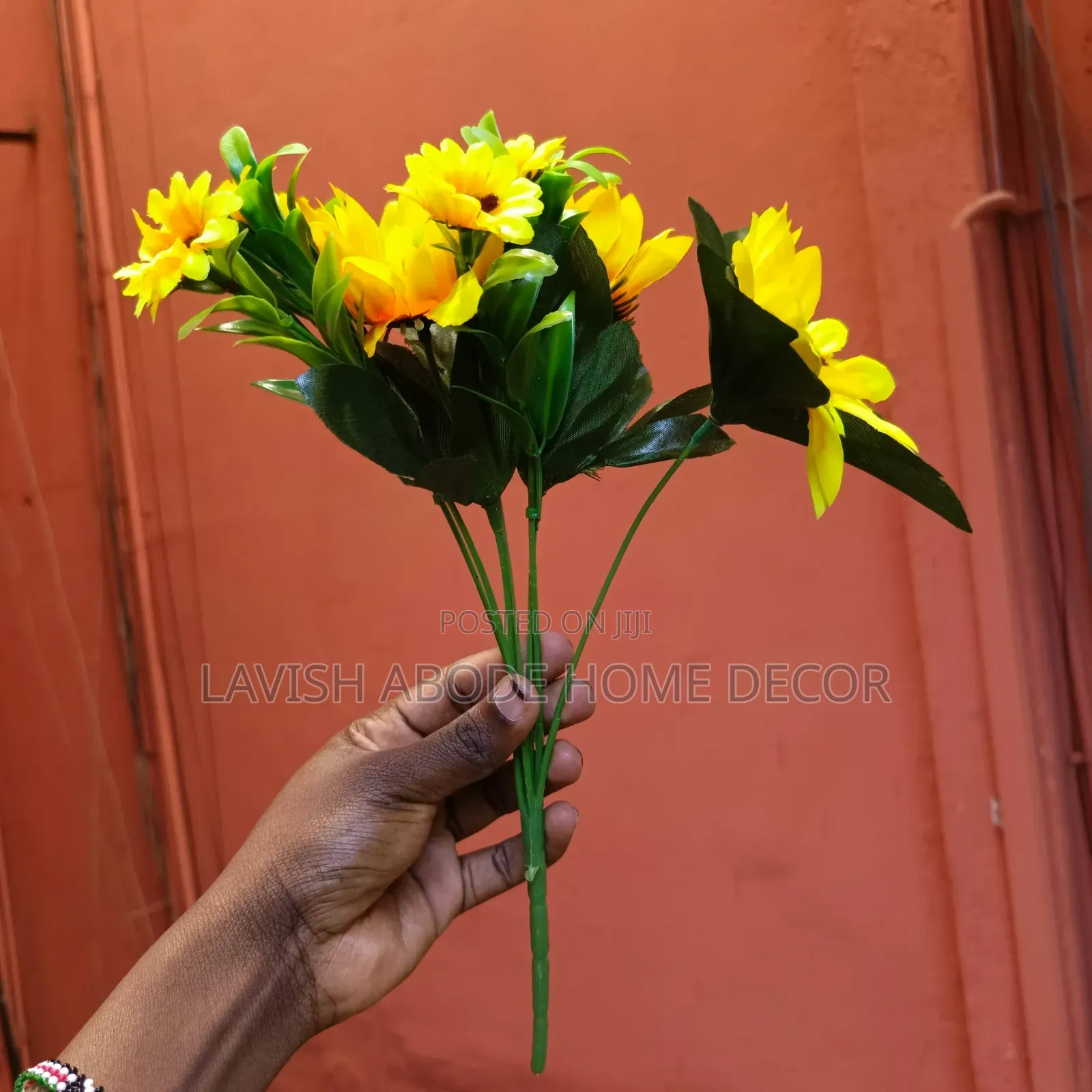 Yellow Artificial Sunflower Flower – Decorative Faux Flower