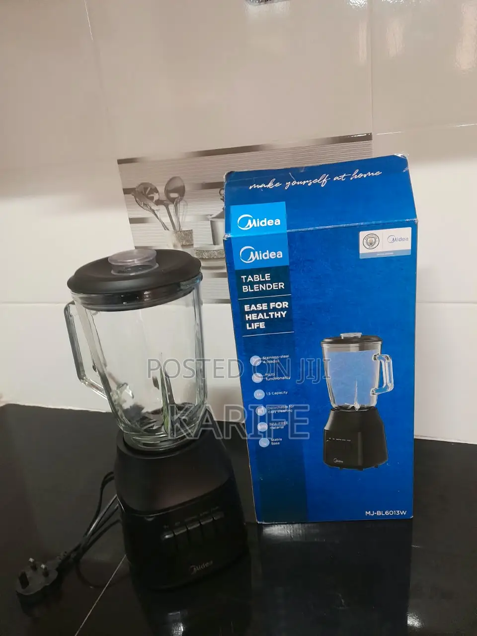 Midea Table Blender (MJ-BL6013W) — Like New, With Box