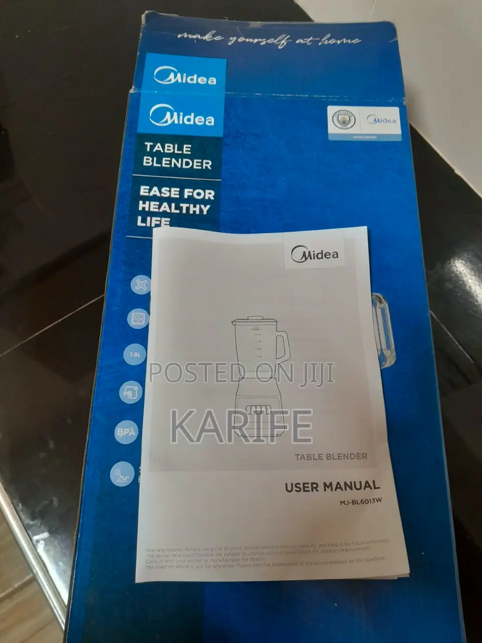 Midea Table Blender (MJ-BL6013W) — Like New, With Box