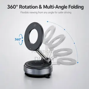 Vacuum Magnetic Car Phone Holder