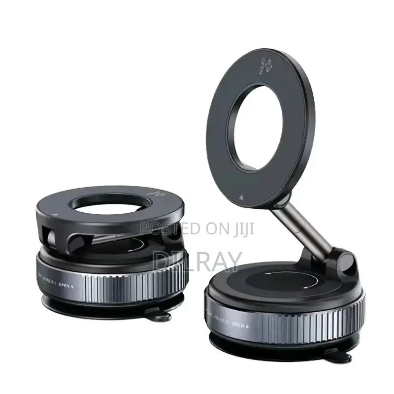 Vacuum Magnetic Car Phone Holder