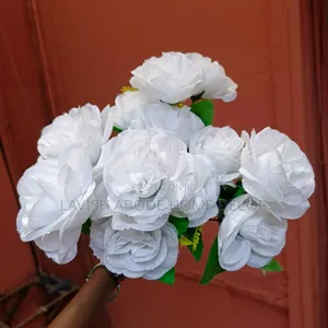 White Floral Flower Stem – Elegant Home Décor