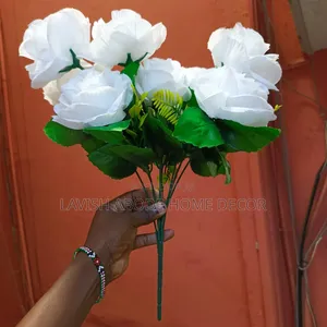 White Floral Flower Stem – Elegant Home Décor
