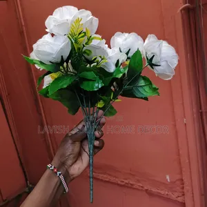 White Floral Flower Stem – Elegant Home Décor