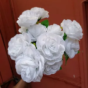 White Floral Flower Stem – Elegant Home Décor