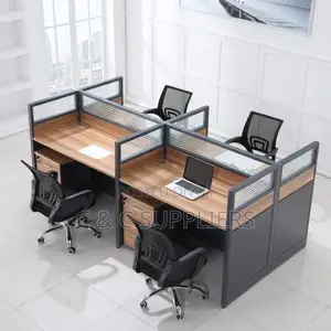 4-Station Modular Workstation.