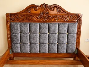 Elegant 5×6 Hardwood Bed – Strong & Stylish