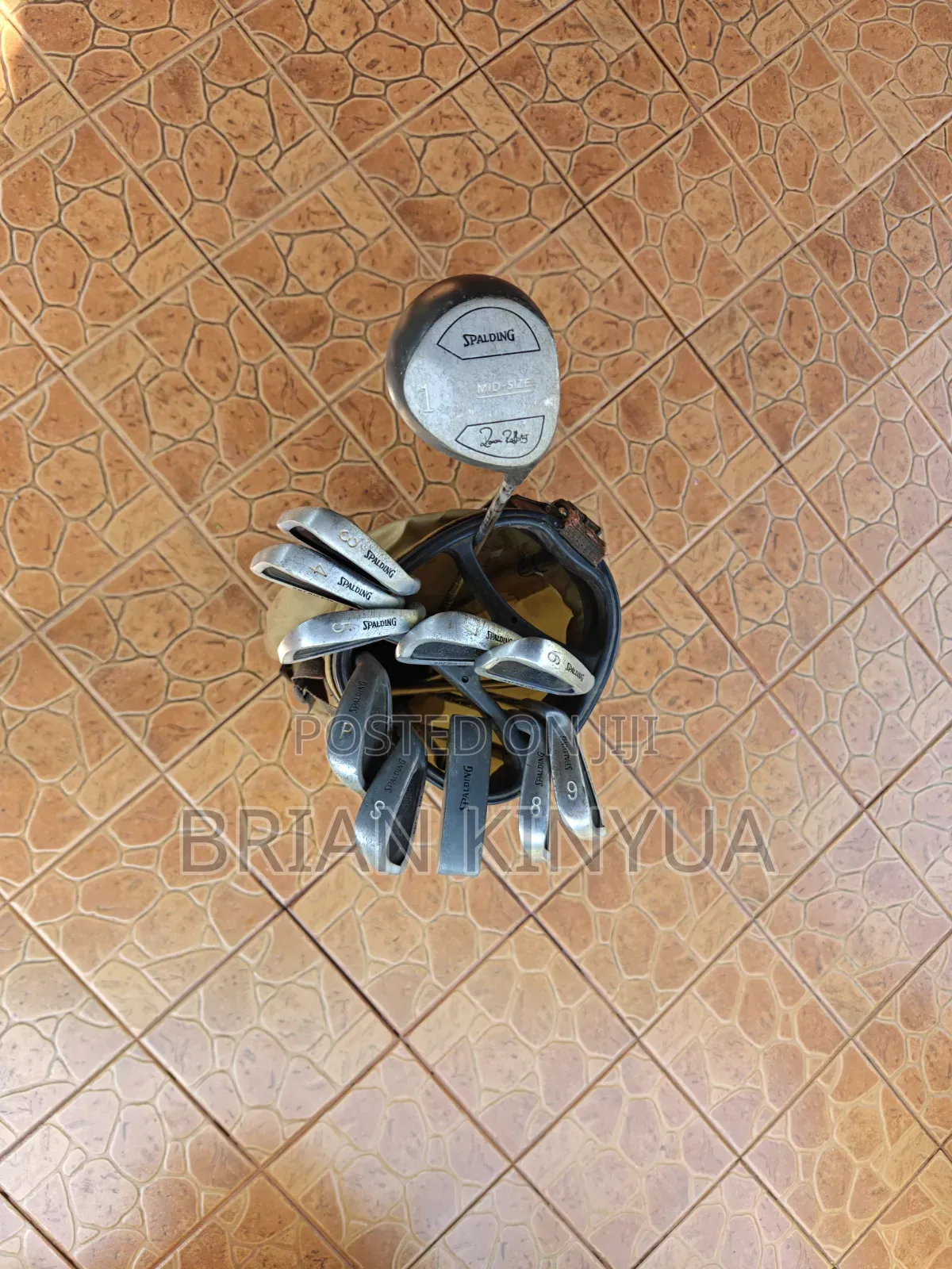 Vintage 90s - 2000s Spalding Ronan Rafferty Golf Set (Height Adjusted)