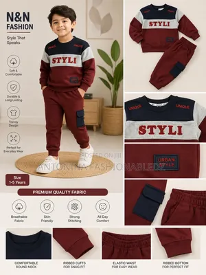 Kids Fashion Tracksuit