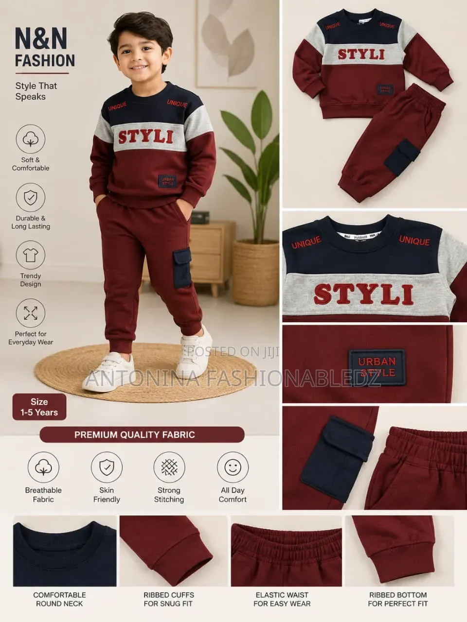 Kids Fashion Tracksuit