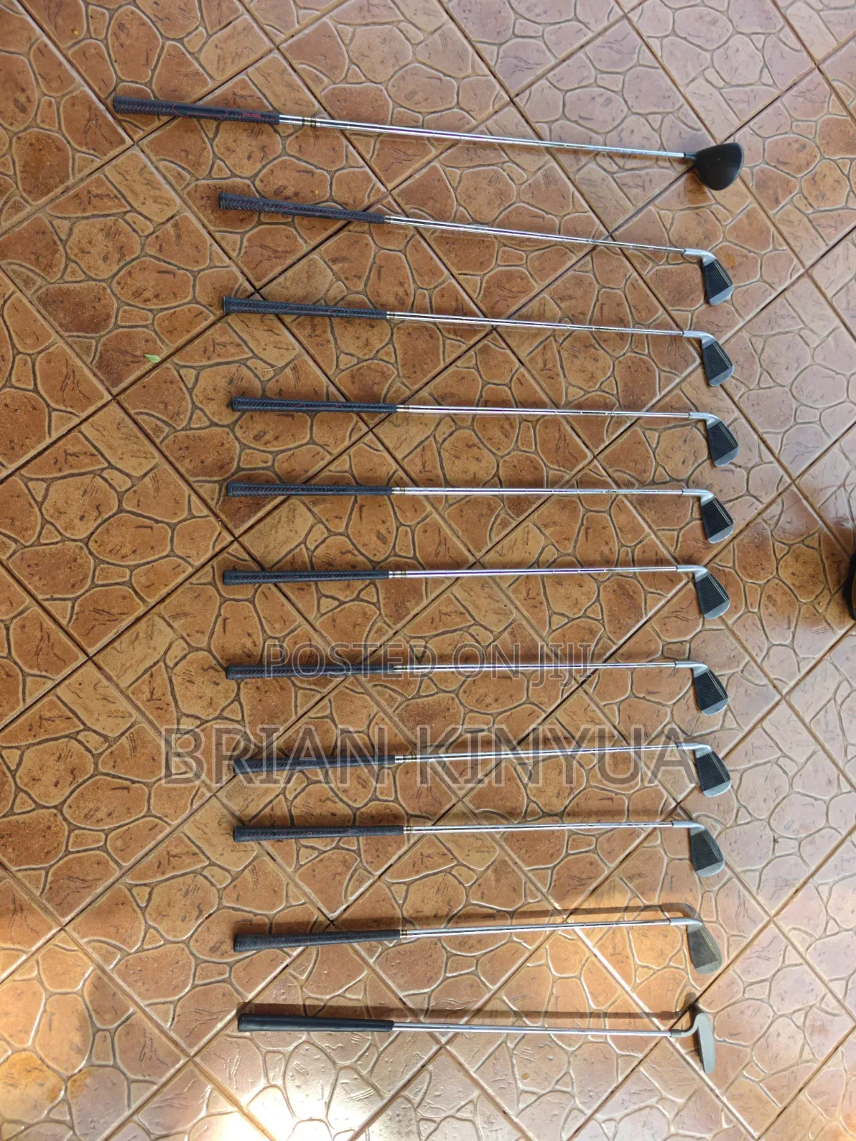 Vintage 90s - 2000s Spalding Ronan Rafferty Golf Set (Height Adjusted)