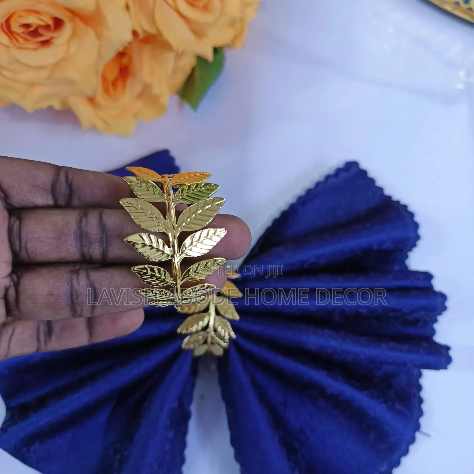Gold Decorative Napkin Ring – Elegant Table Setting