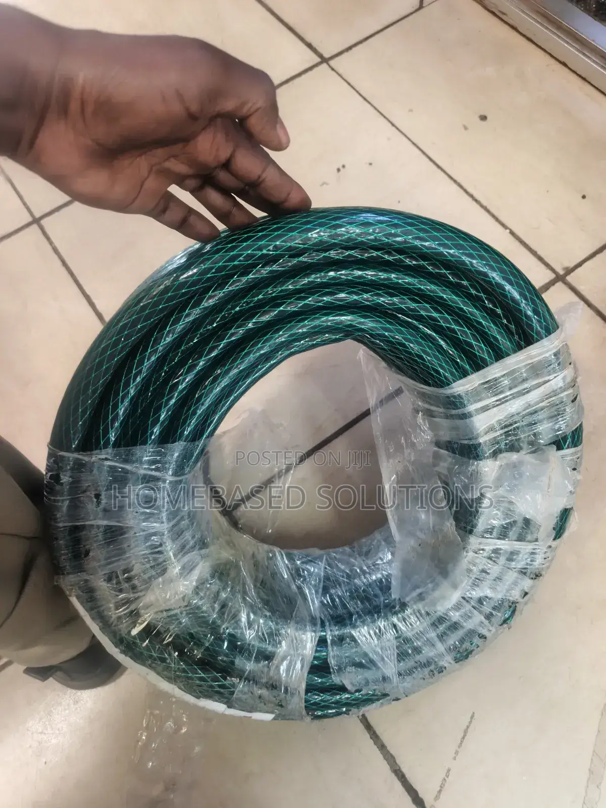 3/4 Inch by 50m Green Braided Pipe