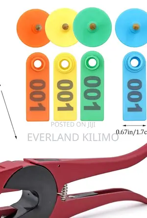 Slim Ear Tags Laser Printed Herd Number Tags