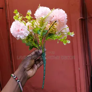 Pink Artificial Flower Stem – Elegant Home Décor