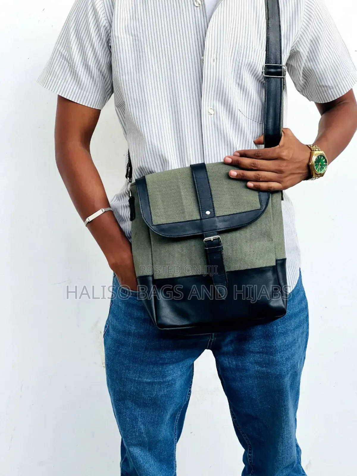 Leather Bagpack for Men