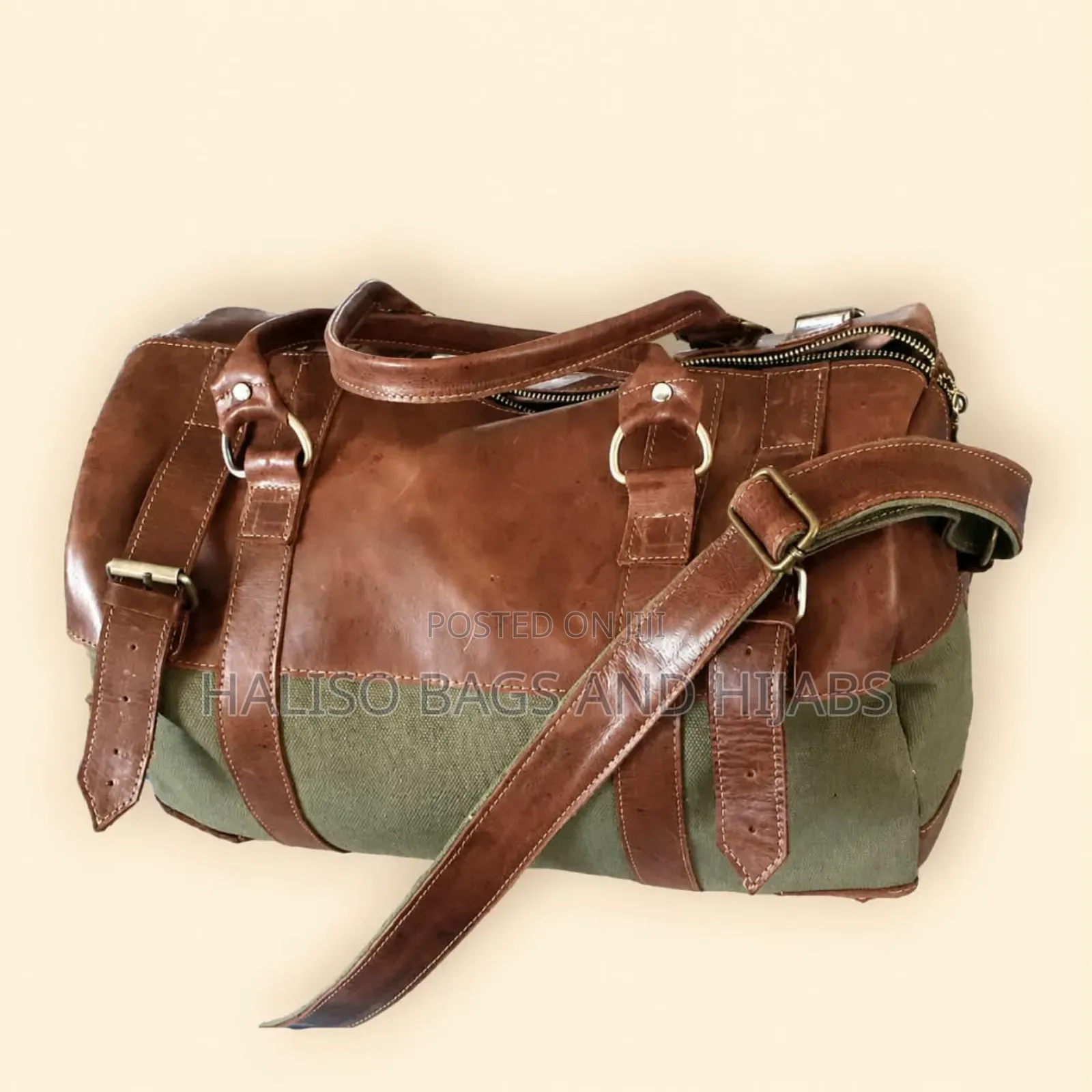 Leather Bagpack for Men