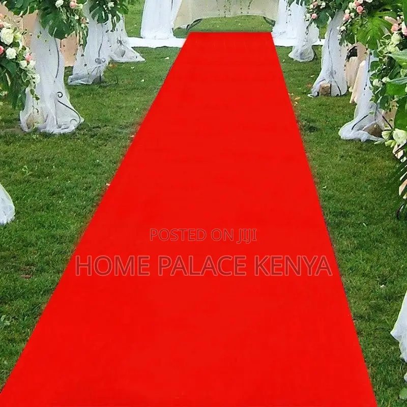 Red Carpet; Durable Red Event Carpet Runner for Celebrations