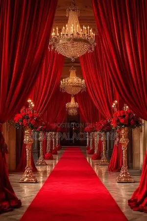 Red Carpet; Durable Red Event Carpet Runner for Celebrations