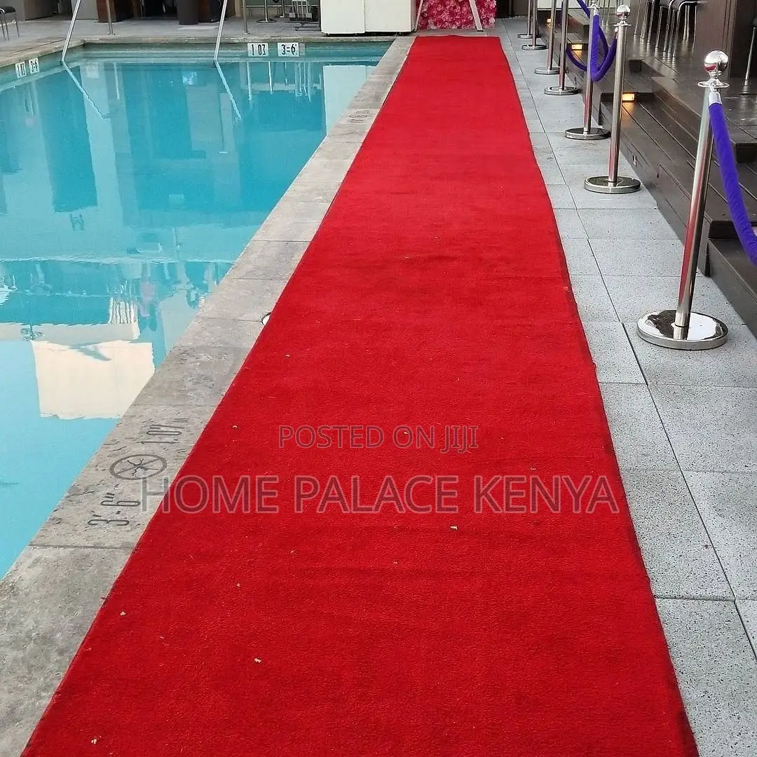 Red Carpet; Durable Red Event Carpet Runner for Celebrations