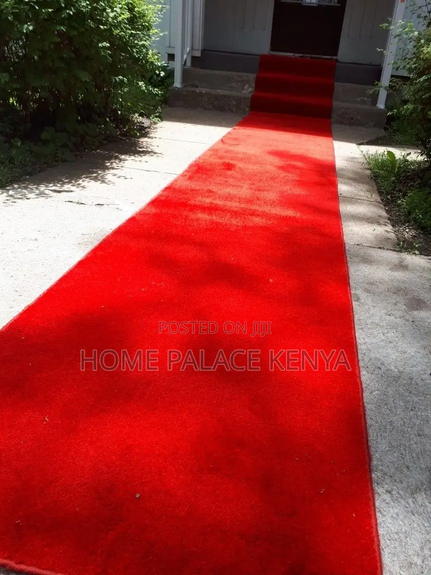Red Carpet; Durable Red Event Carpet Runner for Celebrations