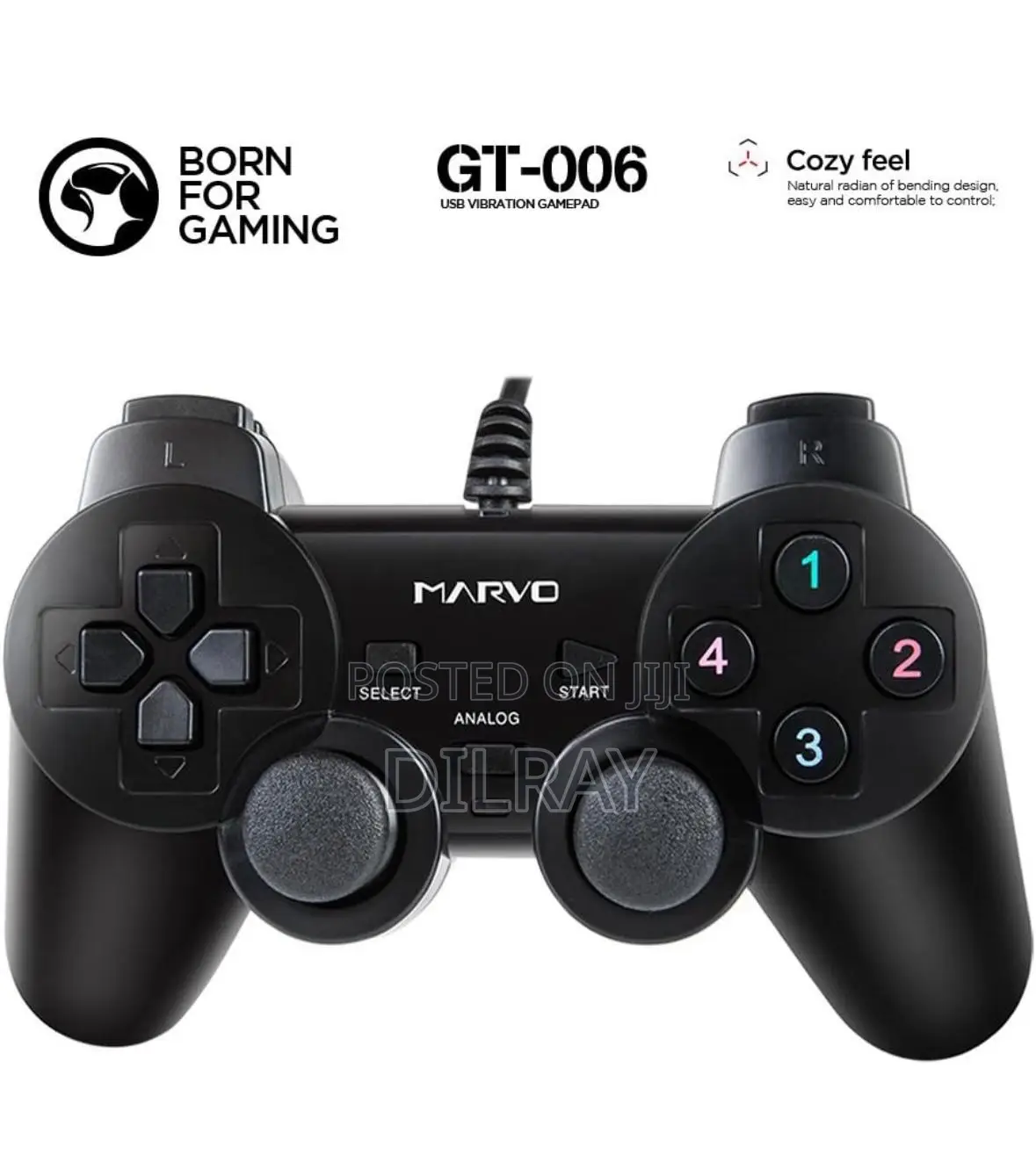 Marvo USB Vibration Gamepad for PC